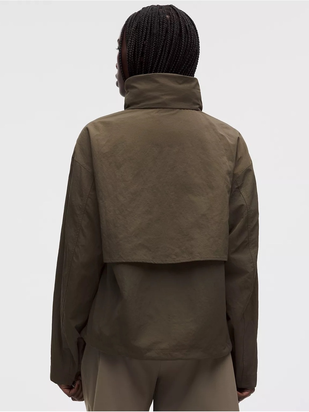 lululemon athletica Olive Green “Always Efortless” Evolve Utility Hooded Jacket - Picture 2 of 8